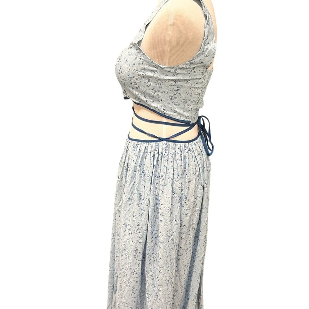 KREWE Womens Medium Naxos Cut Out Pleated Sundress NWT